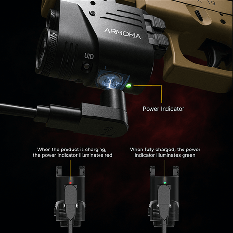 The Armoria 6IN1 Dual Laser Flashlight