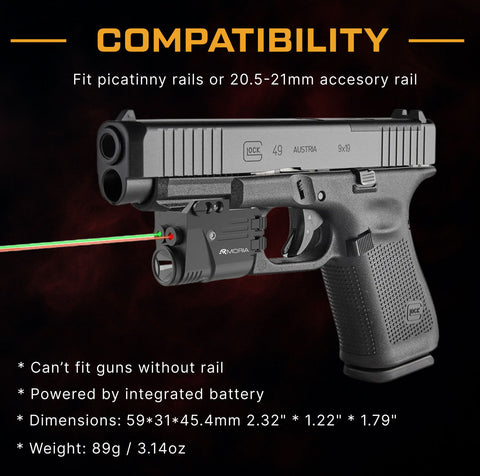 The Armoria 6IN1 Dual Laser Flashlight